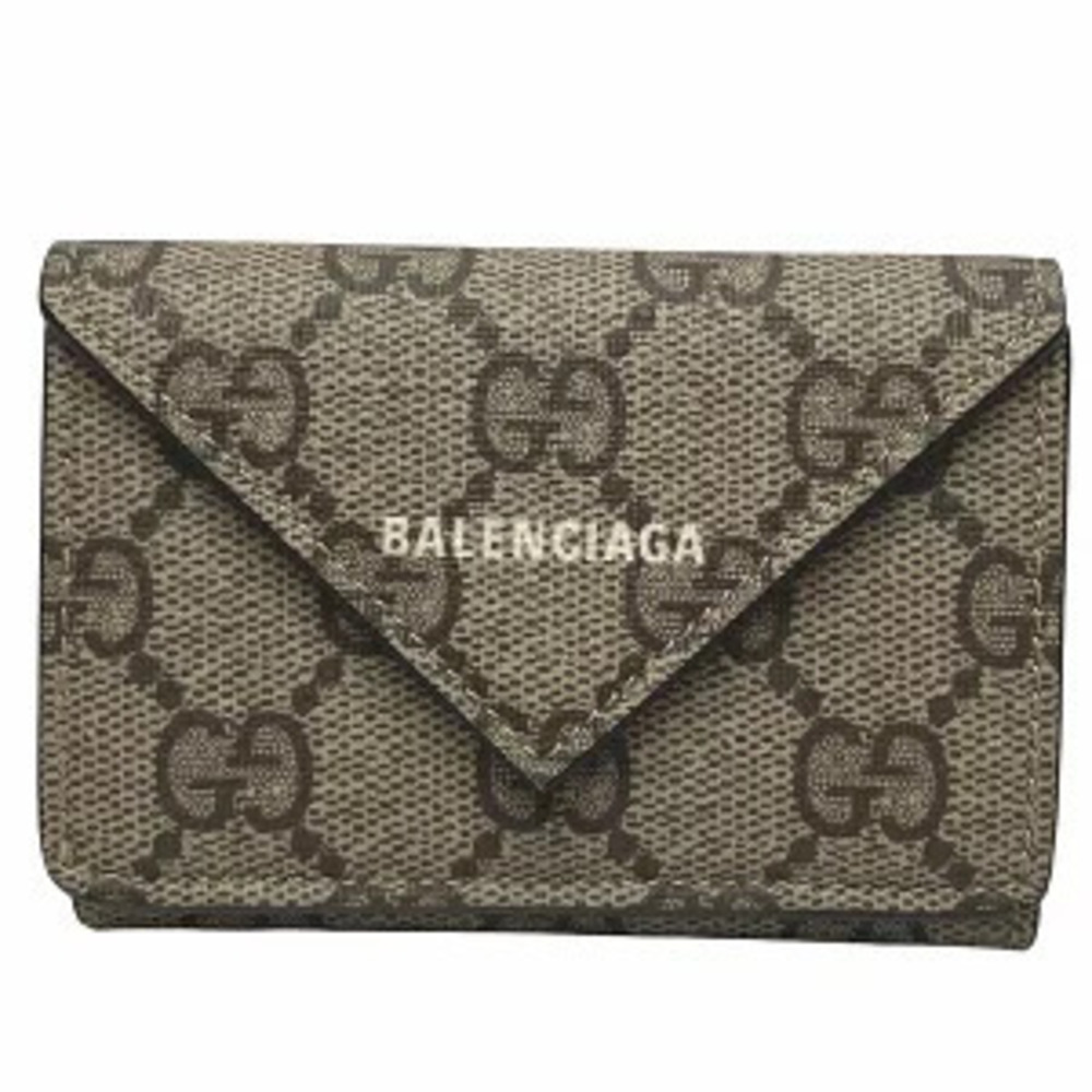 Gucci Balenciaga The Hacker Project Paper Wallet Tri fold